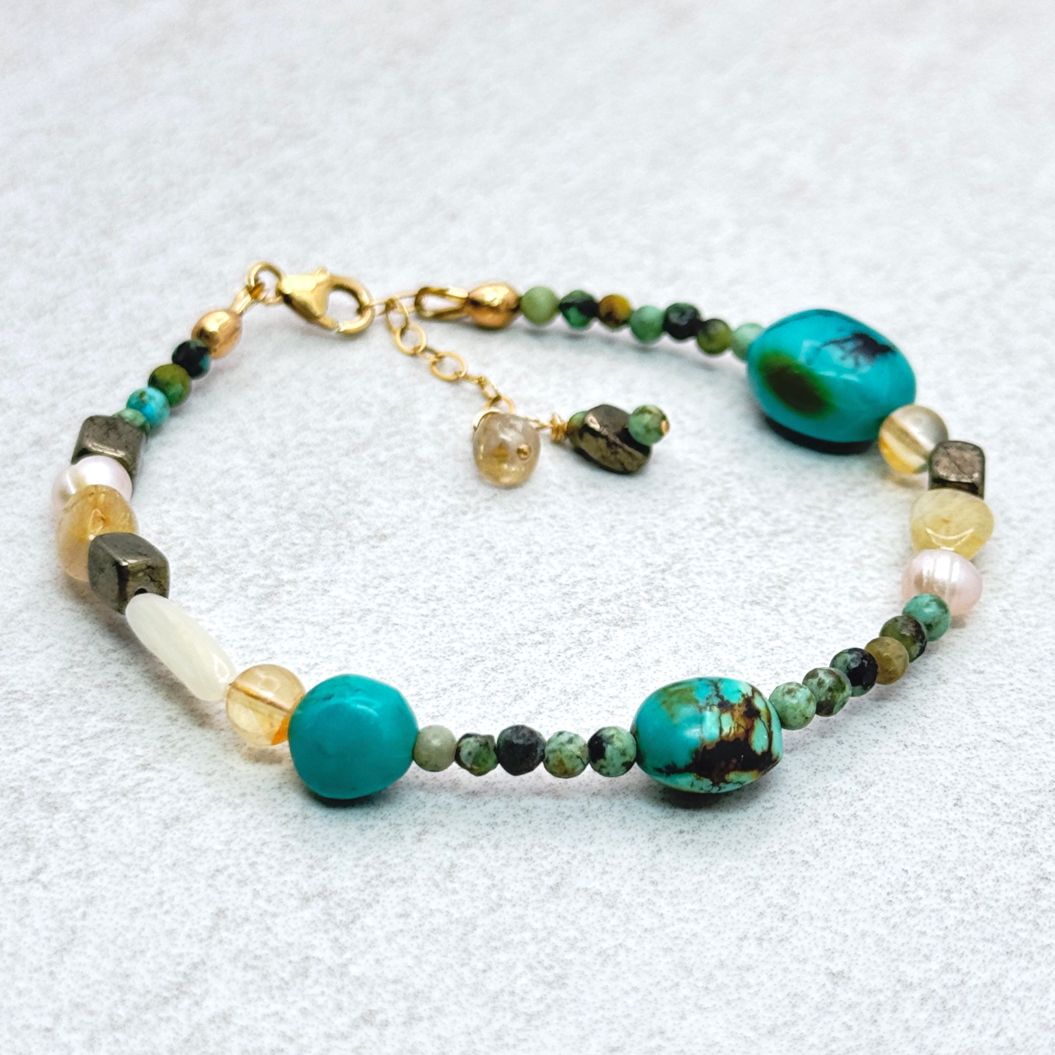 Boho Earthy Mixed Stone Bracelet