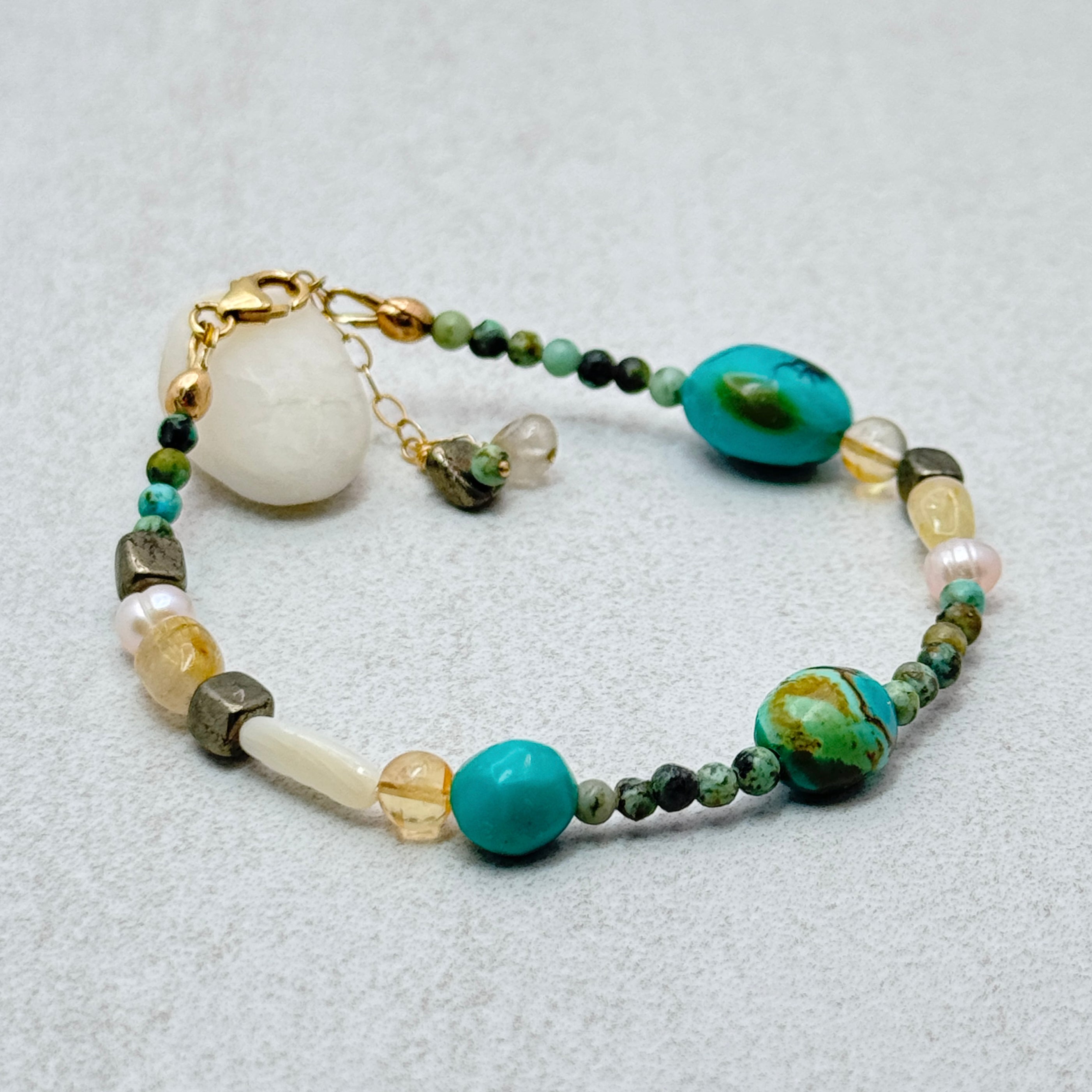 Boho Earthy Mixed Stone Bracelet