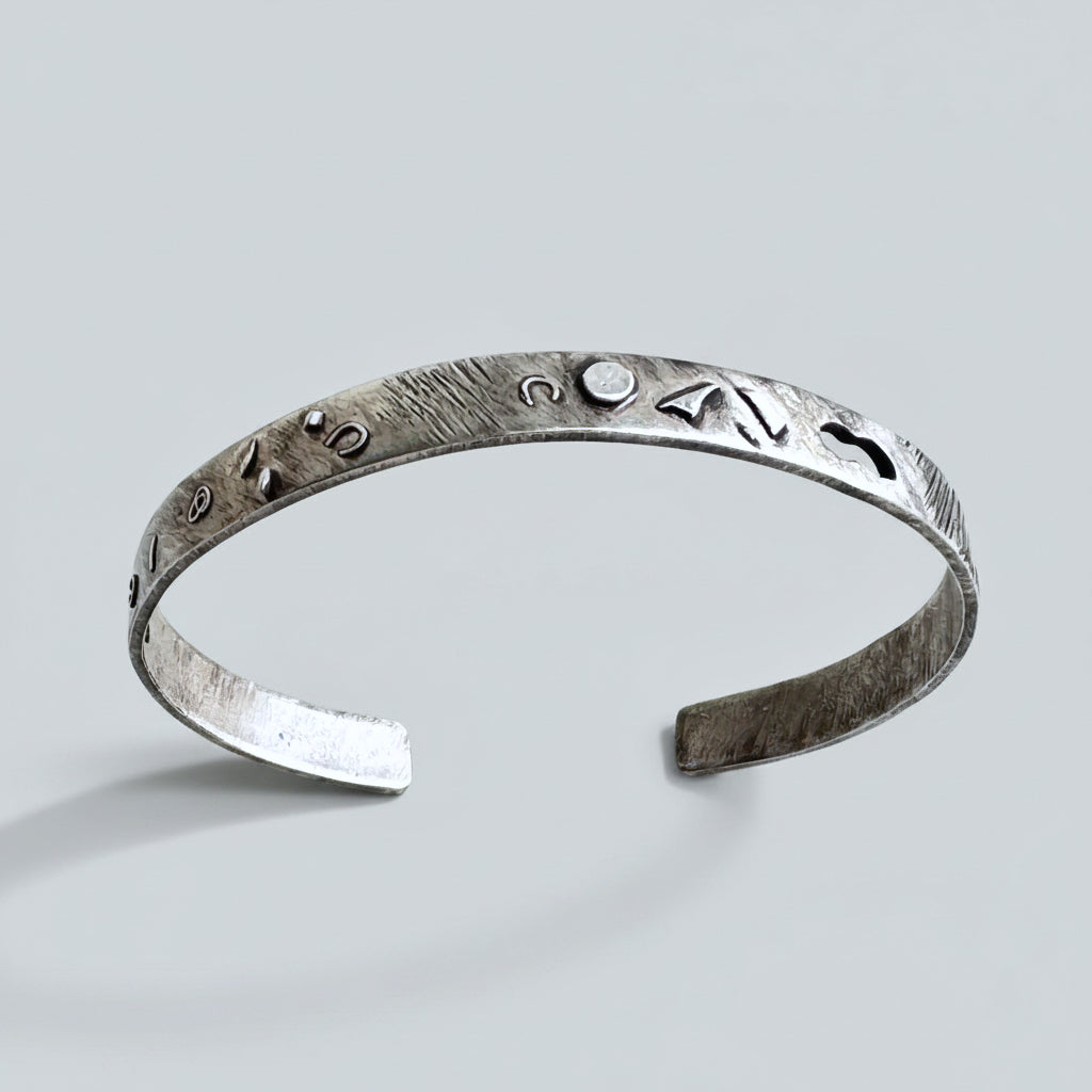 Sterling Silver Sculptural Cuff